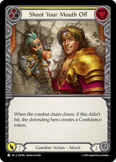 Shoot Your Mouth Off (Yellow) [SUP190] (Super Slam)