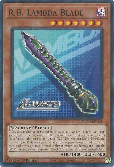 R.B. Lambda Blade [DOOD-EN091] Common