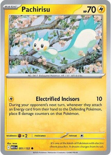 Pachirisu (051/132) [Mega Evolution: Base Set]