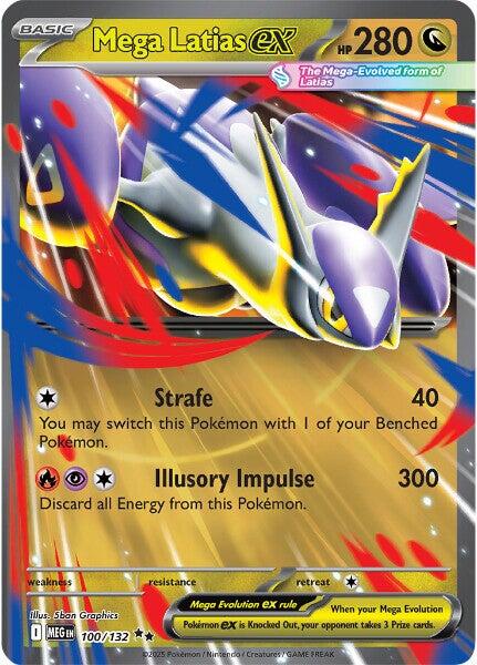 Mega Latias ex (100/132) [Mega Evolutions: Base Set]