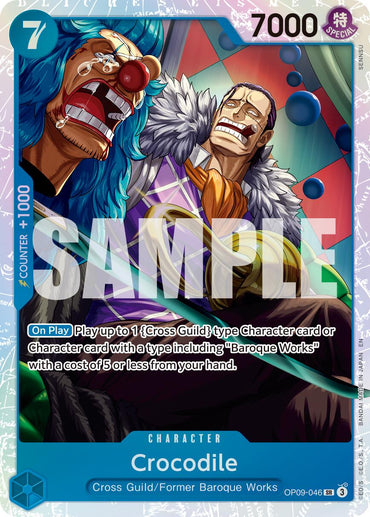 Crocodile (OP09-046) (Reprint) [Premium Booster -The Best- Vol. 2]