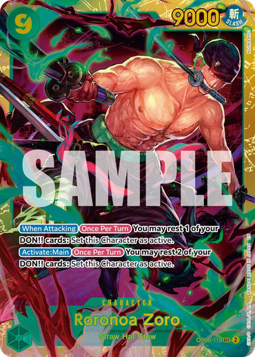 Roronoa Zoro (OP06-118) (Reprint) [Premium Booster -The Best- Vol. 2]