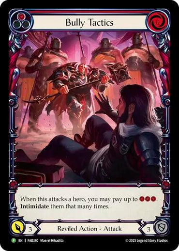 Bully Tactics (Cold Foil) [FAB380] (Promo)  Cold Foil