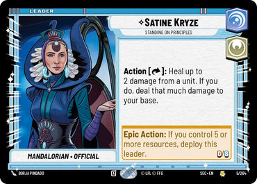 Satine Kryze - Standing on Principles