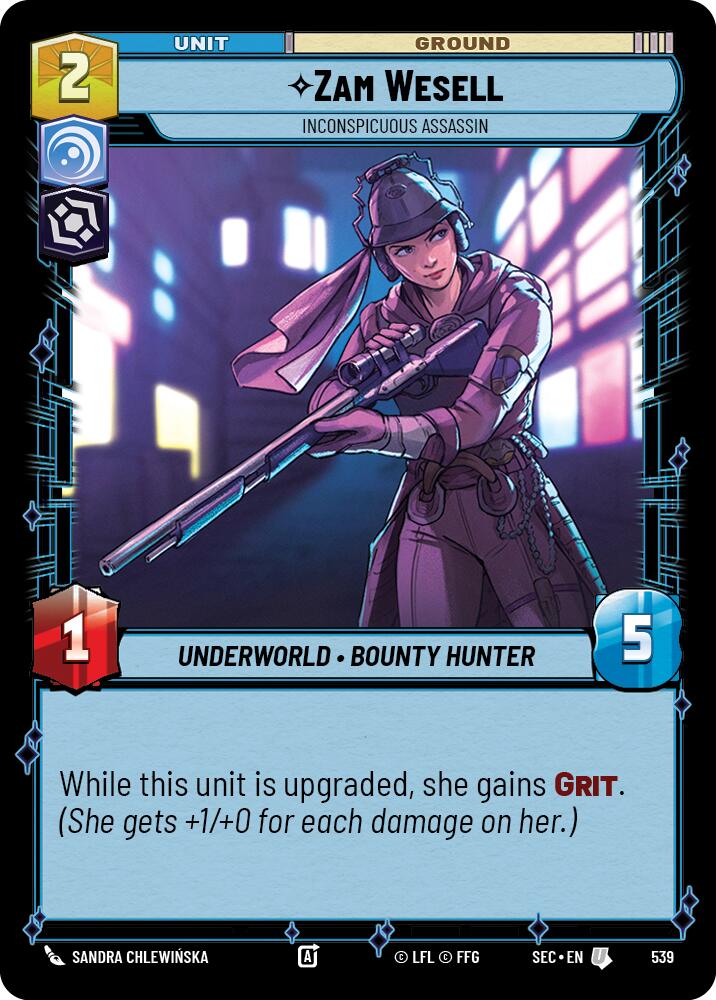Zam Wesell - Inconspicuous Assassin (Foil)