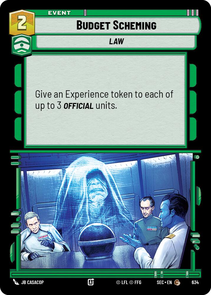 Budget Scheming (Foil)