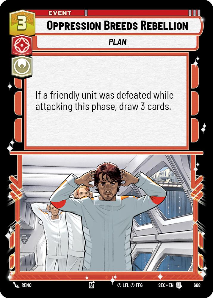 Oppression Breeds Rebellion (668) (Foil) (668) [Secrets of Power]