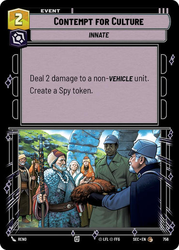 Contempt for Culture (Foil)