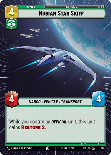 Nubian Star Skiff (Hyperspace)