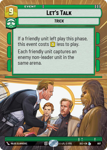 Let's Talk (887) (Hyperspace Foil) (887) [Secrets of Power]