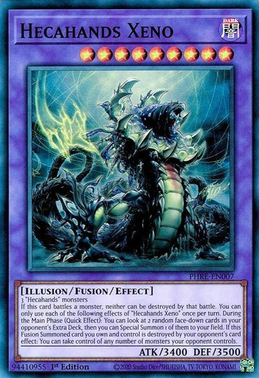 Hecahands Xeno [PHRE-EN007] Super Rare
