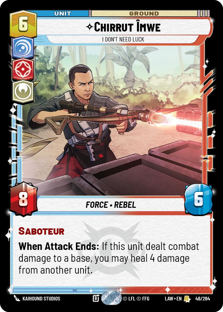 Chirrut Imwe - I Don't Need Luck (46/264) (46/264) [A Lawless Time]
