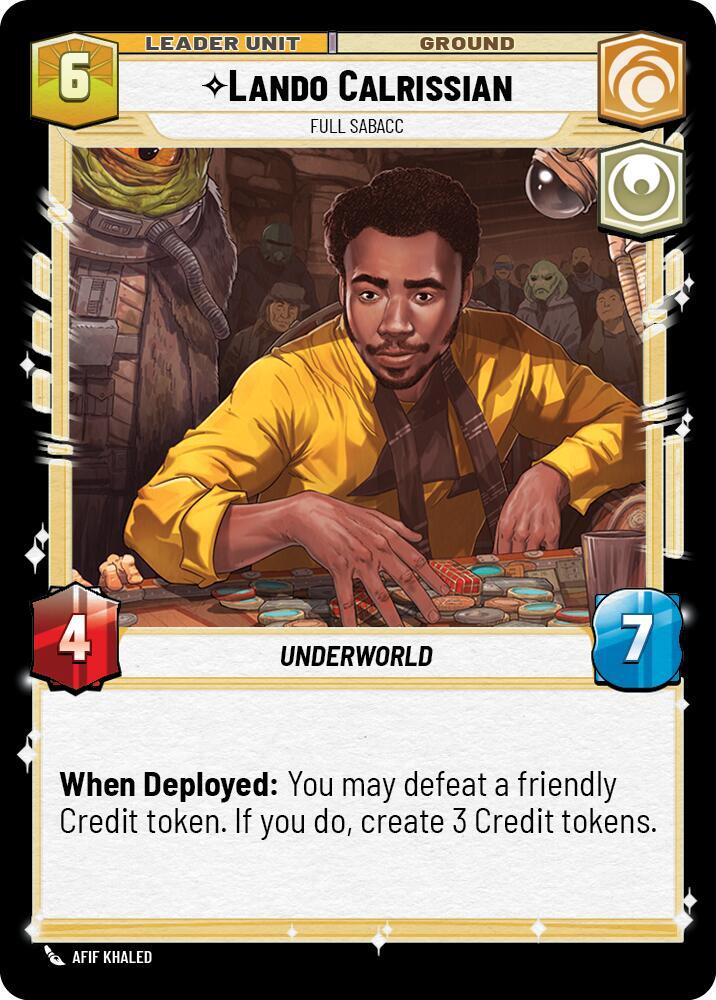 Lando Calrissian - Full Sabacc (Back)