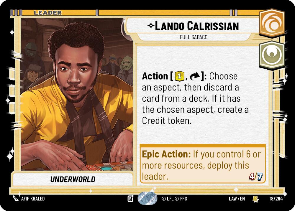 Lando Calrissian - Full Sabacc