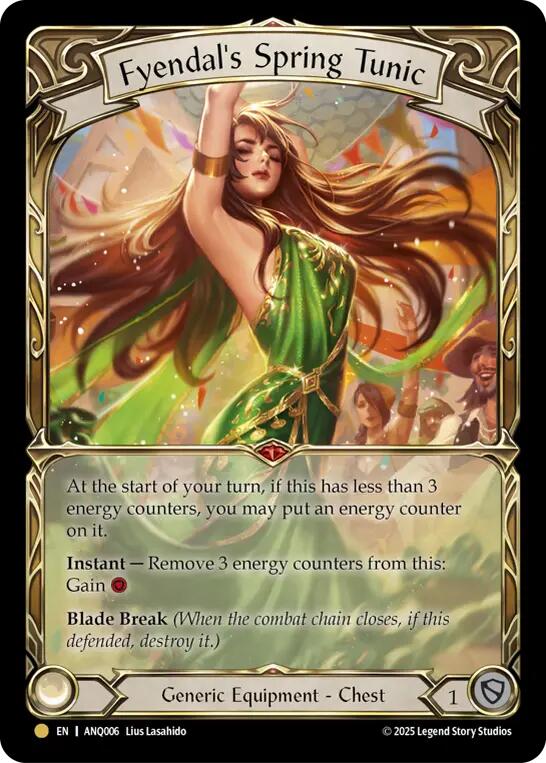 Fyendal's Spring Tunic [ANQ006] (Compendium of Rathe - Antiquity Pack)  Rainbow Foil