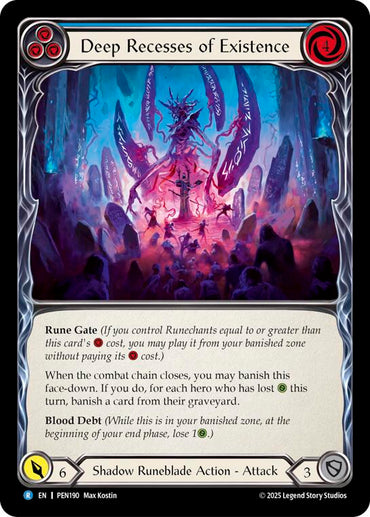 Deep Recesses Of Existence (Blue) (Regular) [PEN190] (Compendium of Rathe)