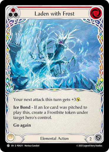 Laden With Frost (Red) (Regular) [PEN211] (Compendium of Rathe)