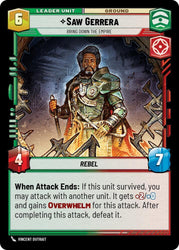 Saw Gerrera - Bring Down the Empire (Back)
