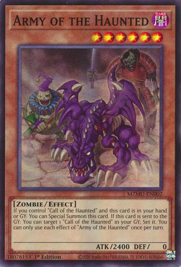 Army of the Haunted [MZMU-EN002] Super Rare