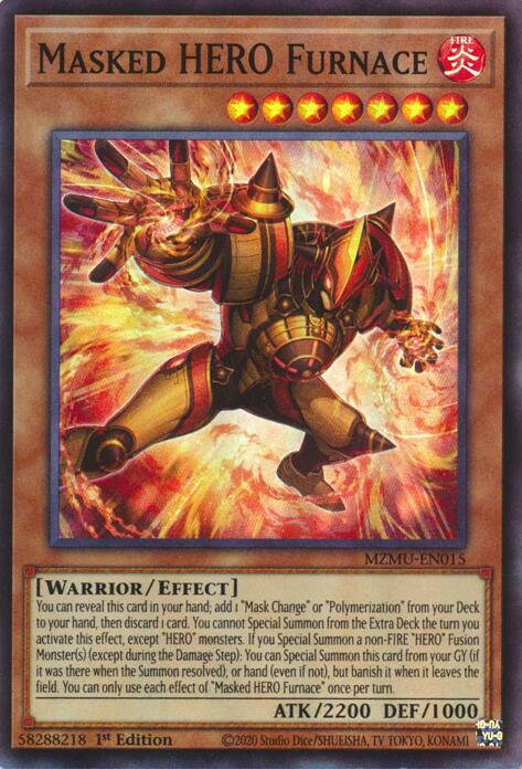 Masked HERO Furnace [MZMU-EN015] Super Rare