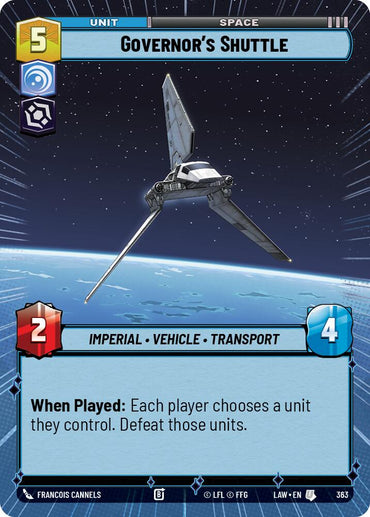 Governor's Shuttle (Hyperspace)