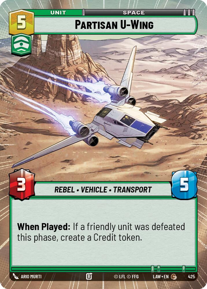 Partisan U-Wing (Hyperspace)