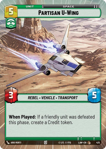 Partisan U-Wing (Hyperspace)