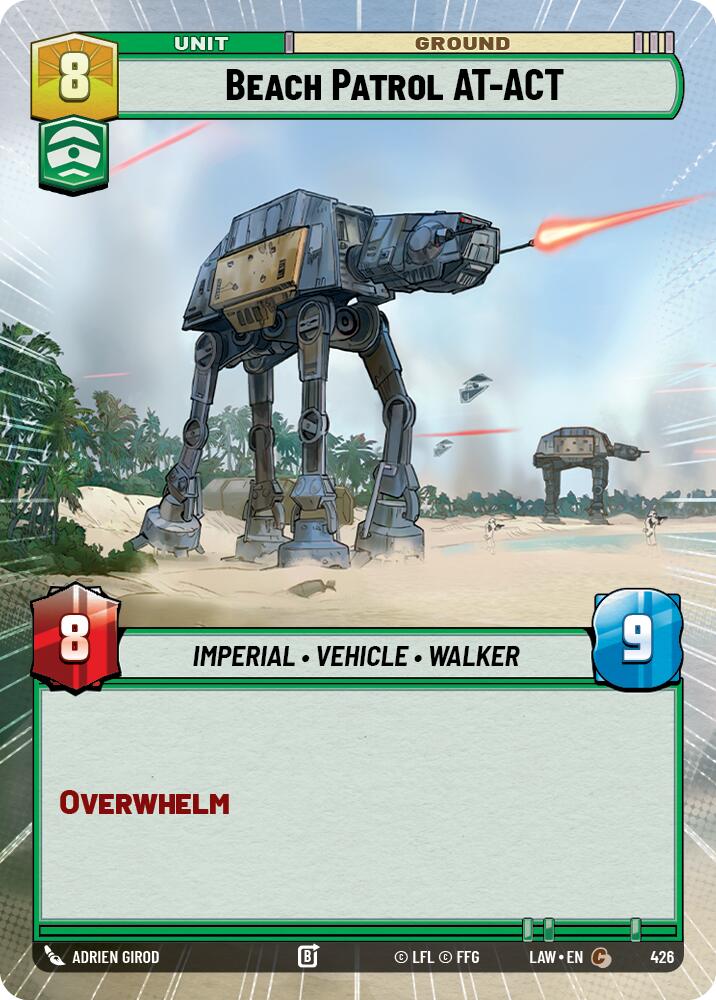 Beach Patrol AT-ACT (Hyperspace)