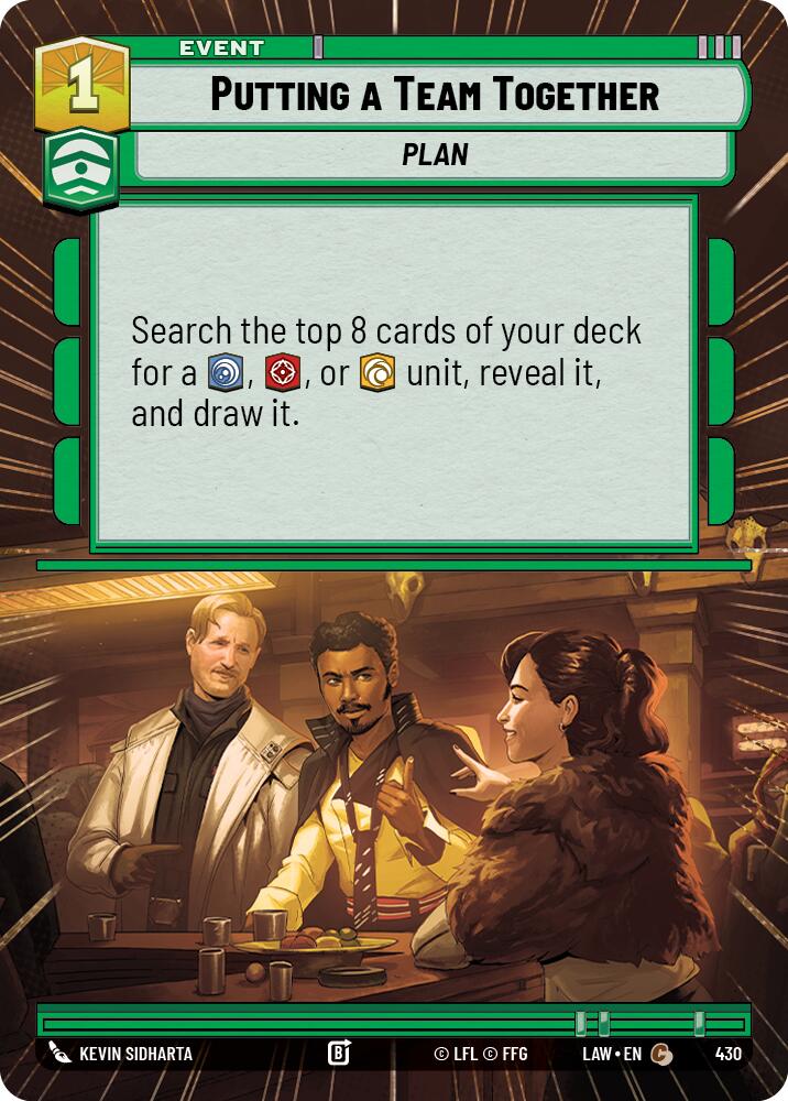 Putting a Team Together (Hyperspace)