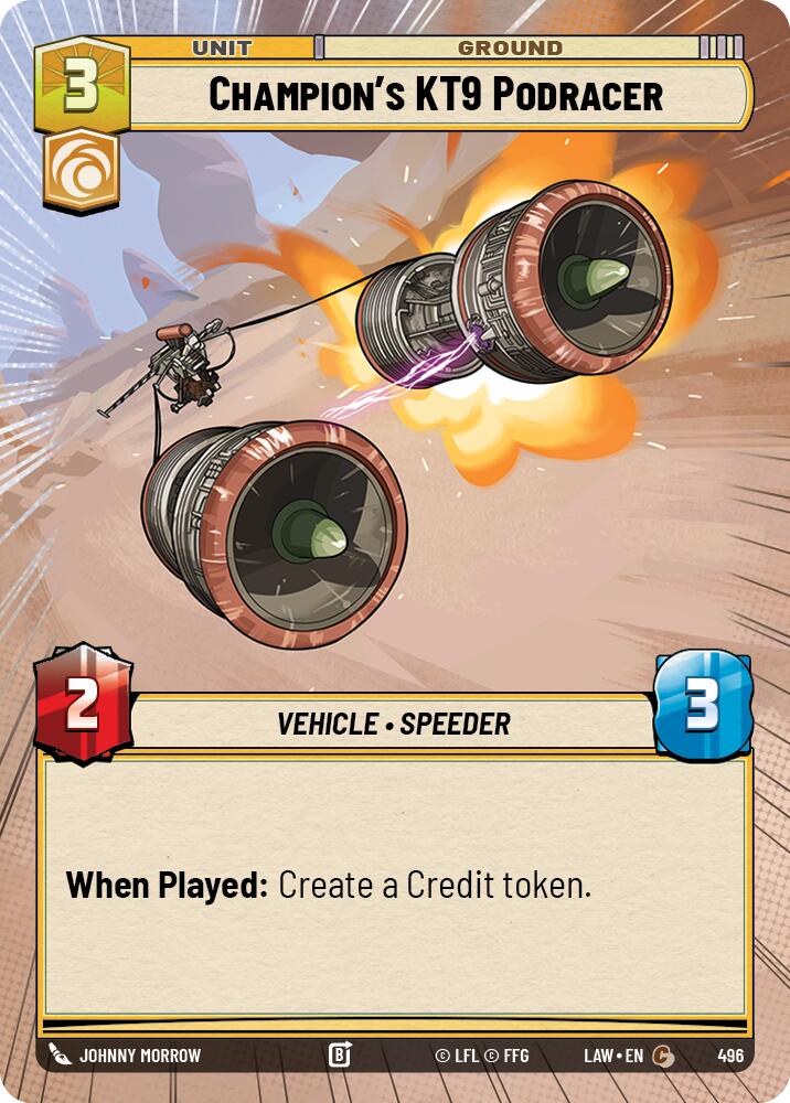 Champion's KT-9 Podracer (Hyperspace)