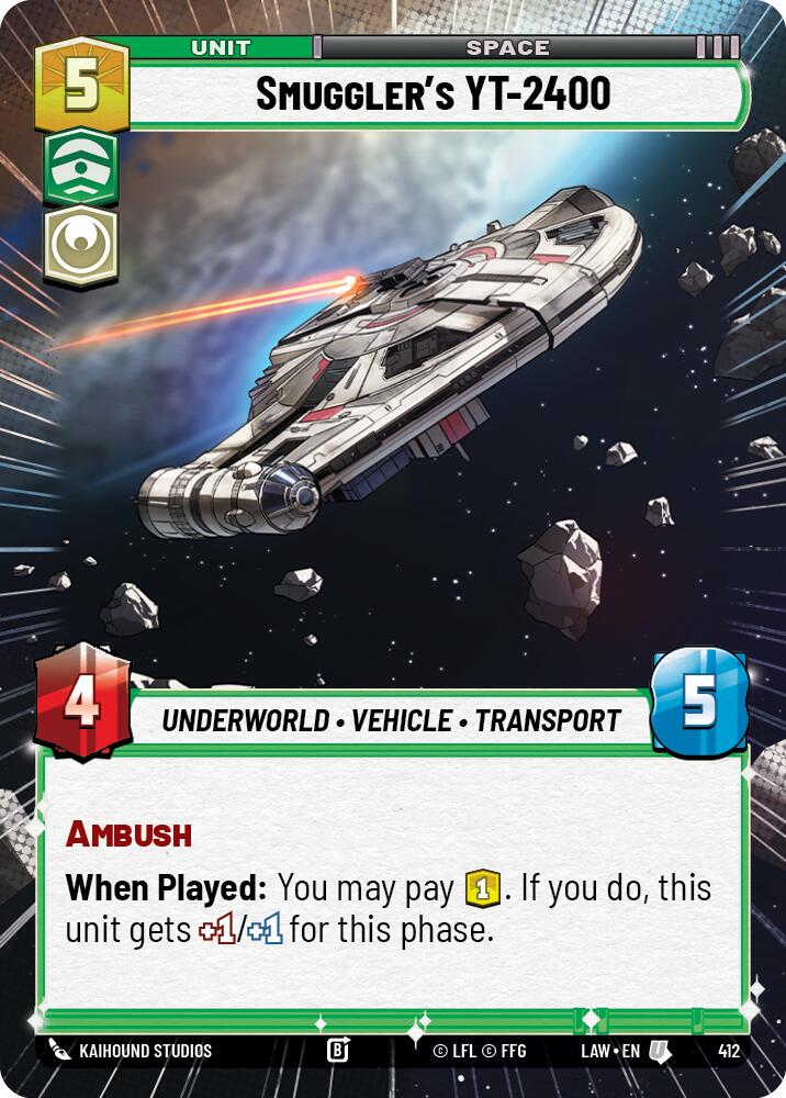 Smuggler's YT-2400 (Hyperspace)