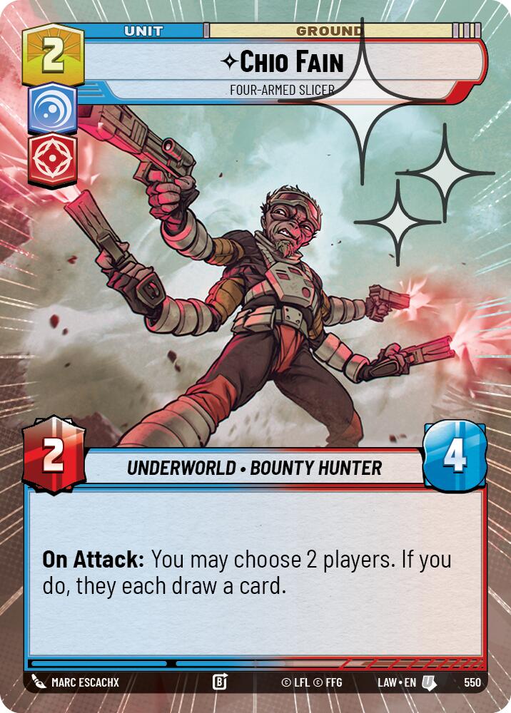 Chio Fain - Four-Armed Slicer (Hyperspace Foil)