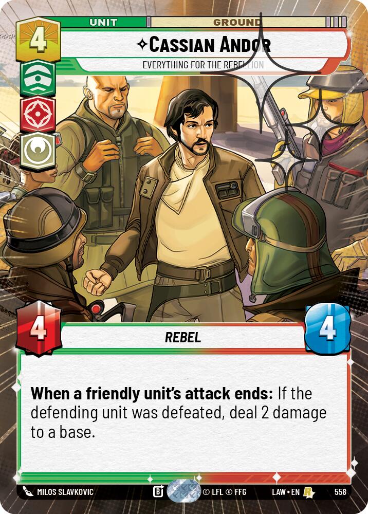 Cassian Andor - Everything for the Rebellion (Hyperspace Foil)