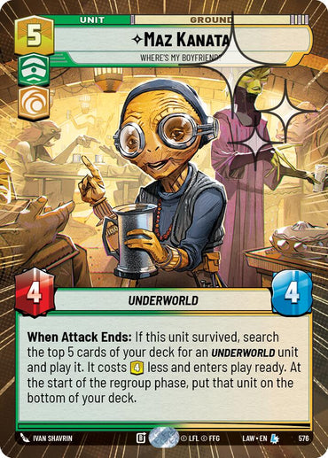Maz Kanata - Where's My Boyfriend? (Hyperspace Foil)