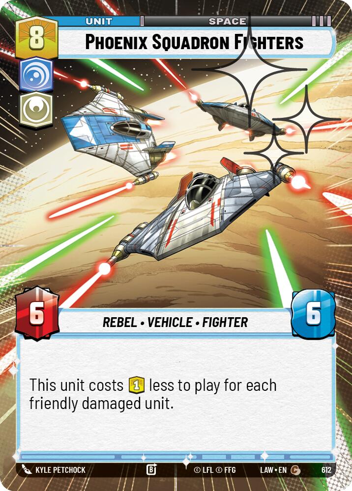 Phoenix Squadron Fighters (Hyperspace Foil)