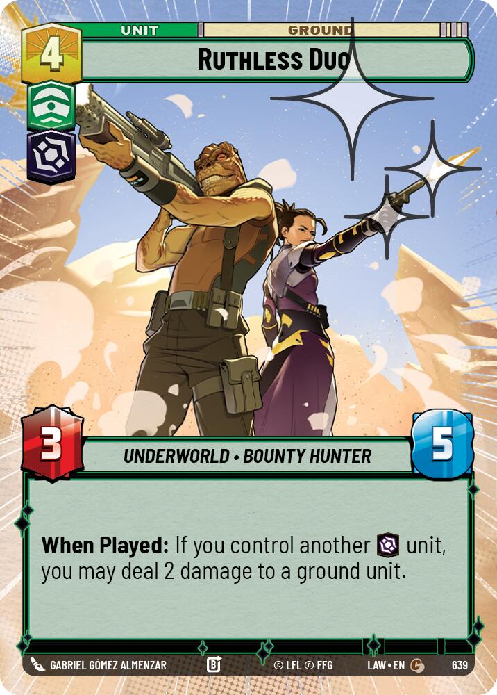 Ruthless Duo (Hyperspace Foil)