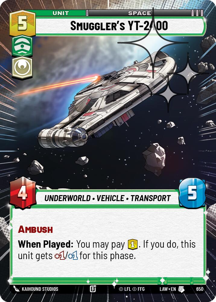 Smuggler's YT-2400 (Hyperspace Foil)