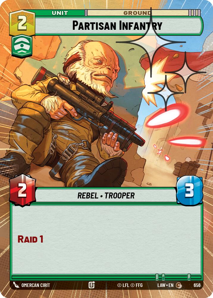Partisan Infantry (Hyperspace Foil)