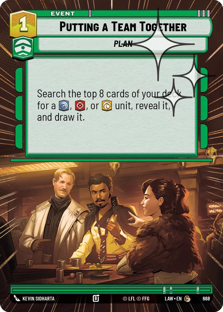 Putting a Team Together (Hyperspace Foil)