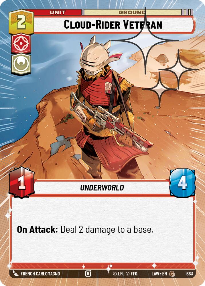 Cloud-Rider Veteran (Hyperspace Foil)