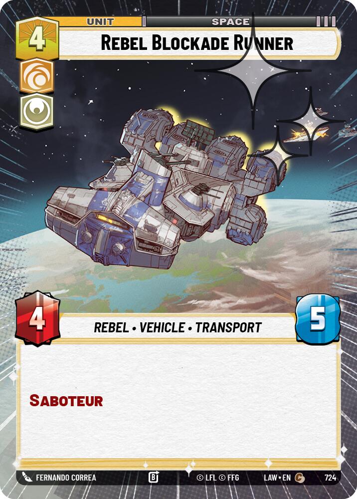 Rebel Blockade Runner (Hyperspace Foil)