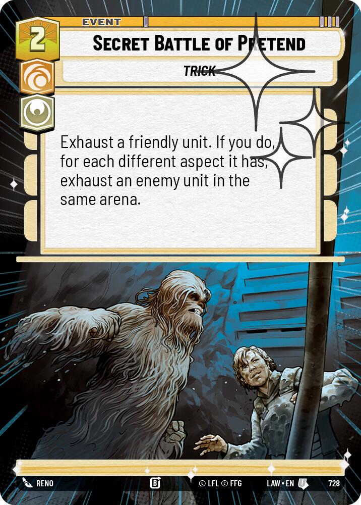 Secret Battle of Pretend (Hyperspace Foil)