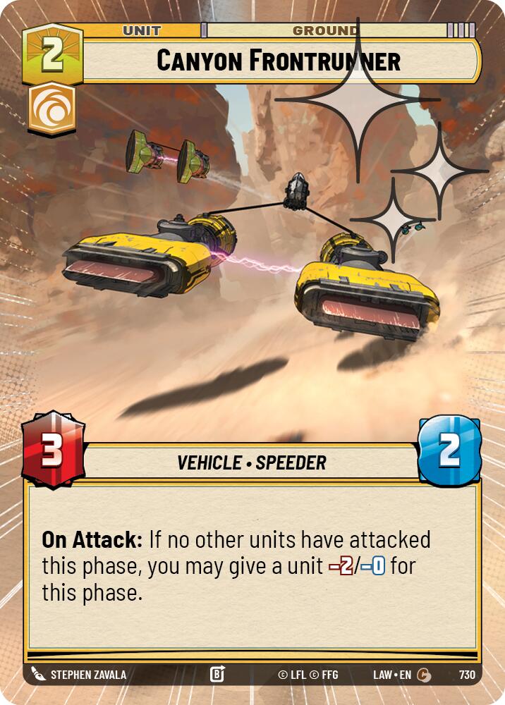 Canyon Frontrunner (Hyperspace Foil)