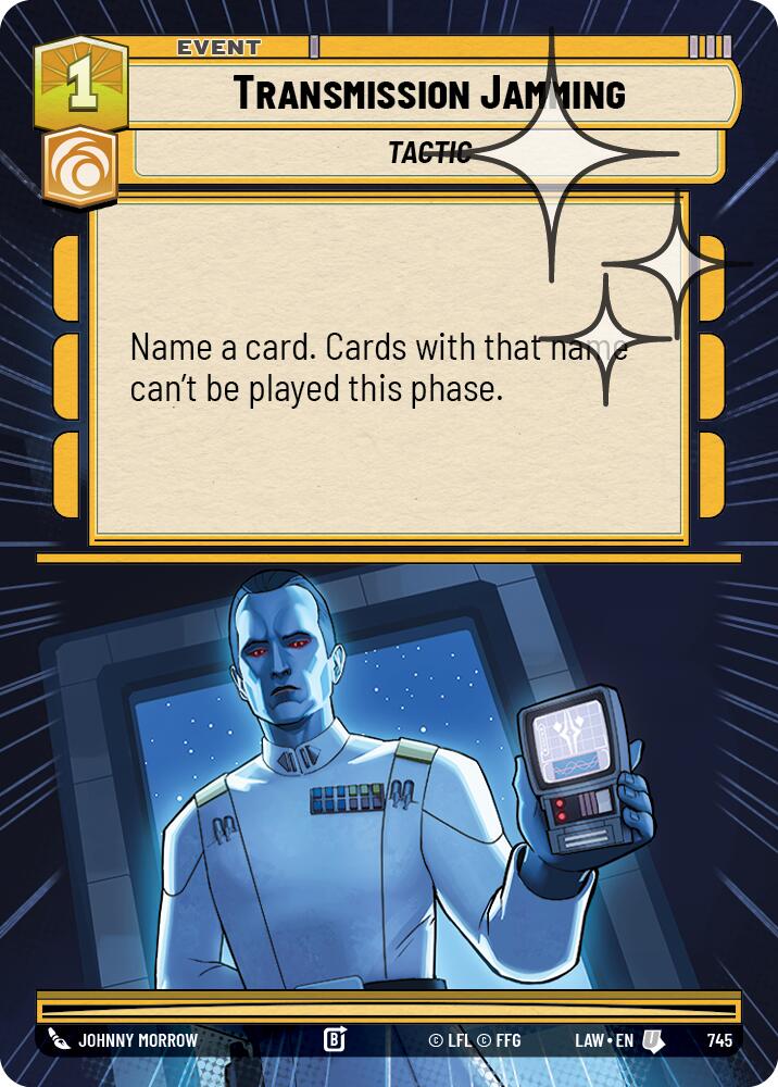 Transmission Jamming (Hyperspace Foil)