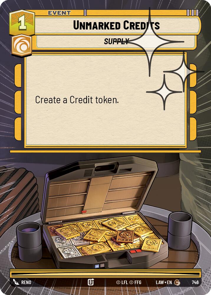 Unmarked Credits (Hyperspace Foil)