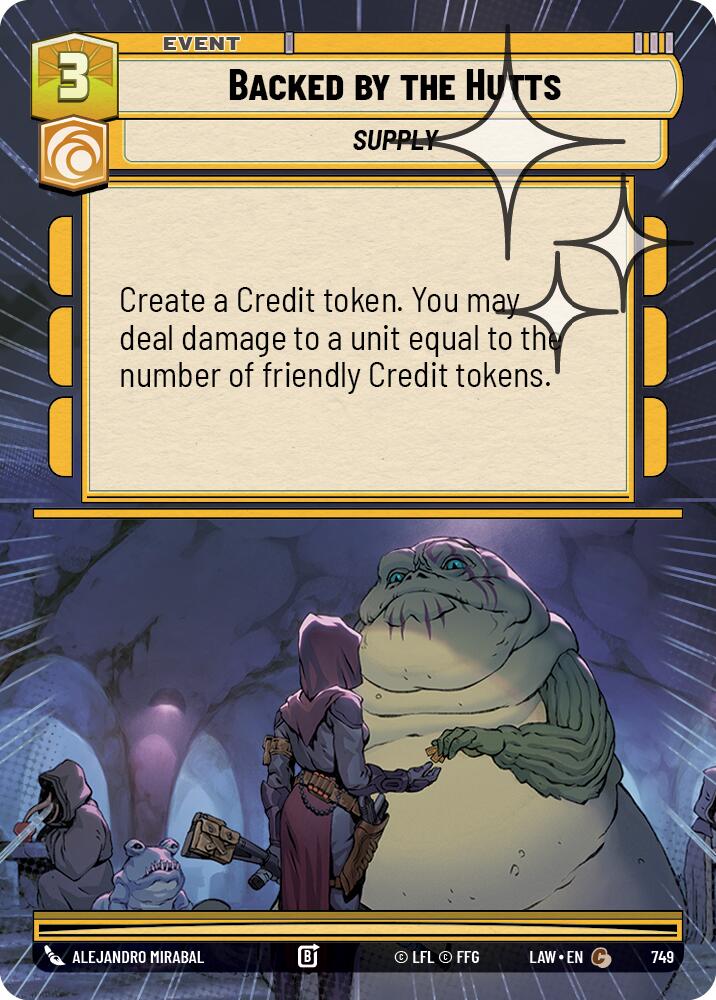 Backed by the Hutts (Hyperspace Foil)