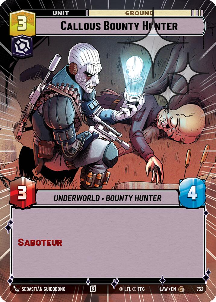 Callous Bounty Hunter (Hyperspace Foil)