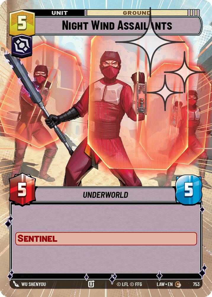 Night Wind Assailants (Hyperspace Foil)