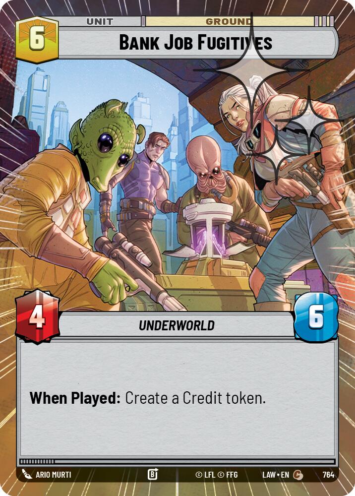 Bank Job Fugitives (Hyperspace Foil)