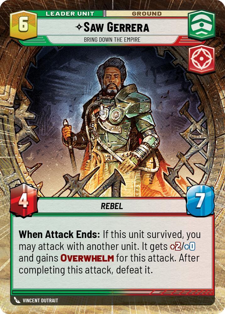 Saw Gerrera - Bring Down the Empire (Hyperspace) (Back)